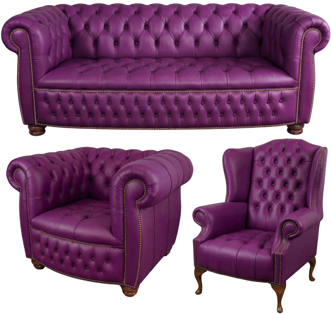 The Balmoral Chesterfield 3 Piece Suite