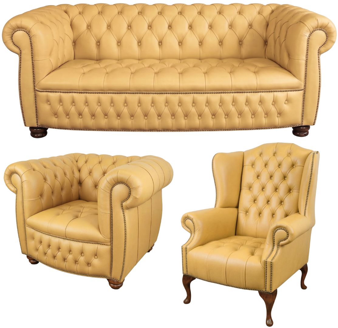 The Balmoral Chesterfield 3 Piece Suite
