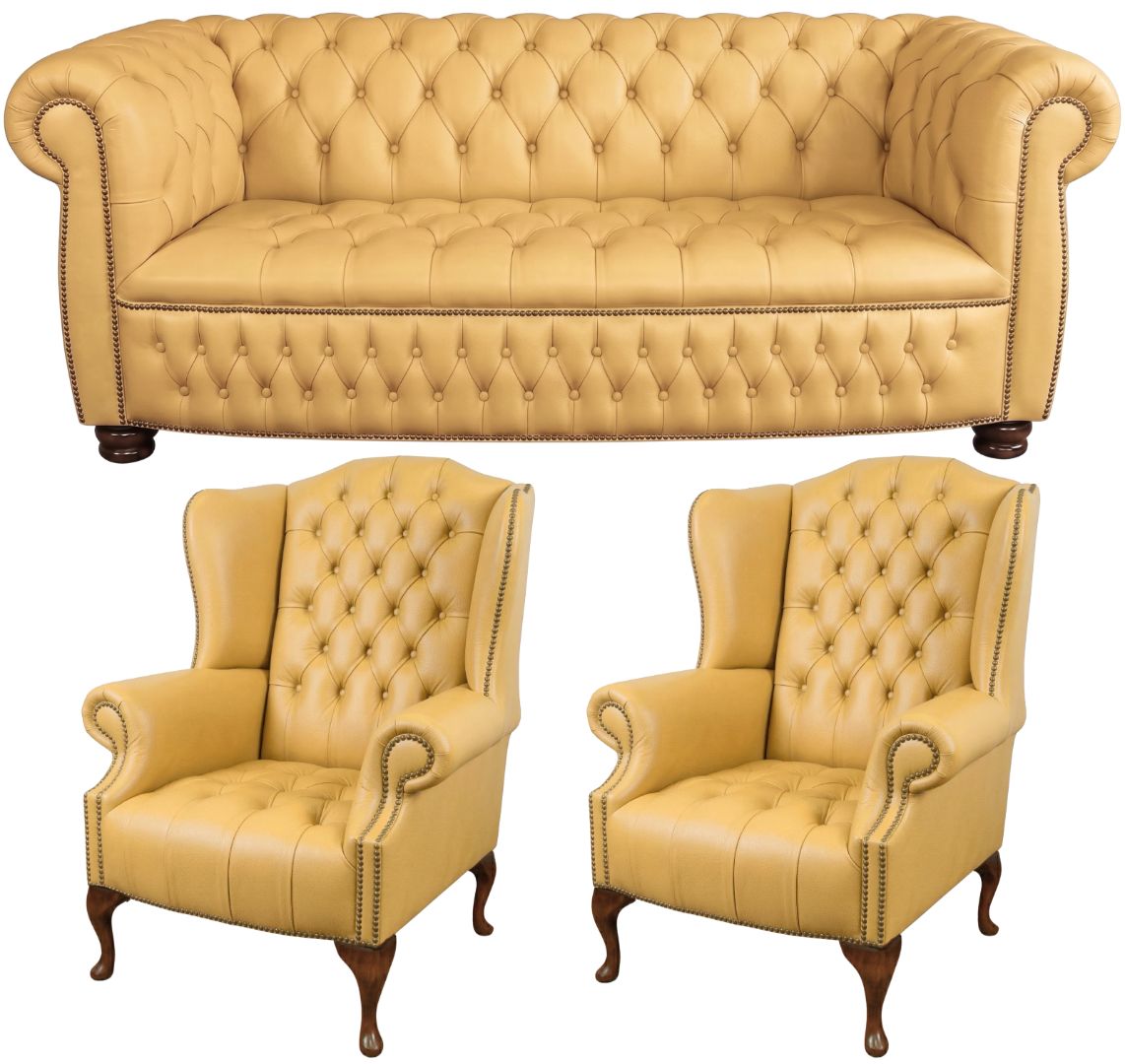 The Balmoral Chesterfield 3 Piece Suite