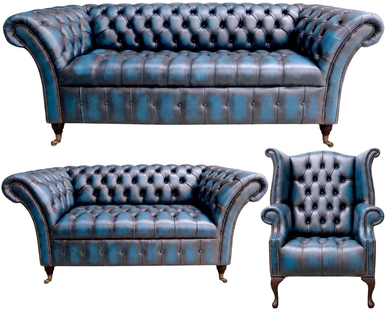 The Buckingham Chesterfield 3 Piece Suite