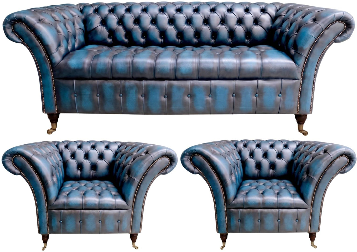 The Buckingham Chesterfield 3 Piece Suite