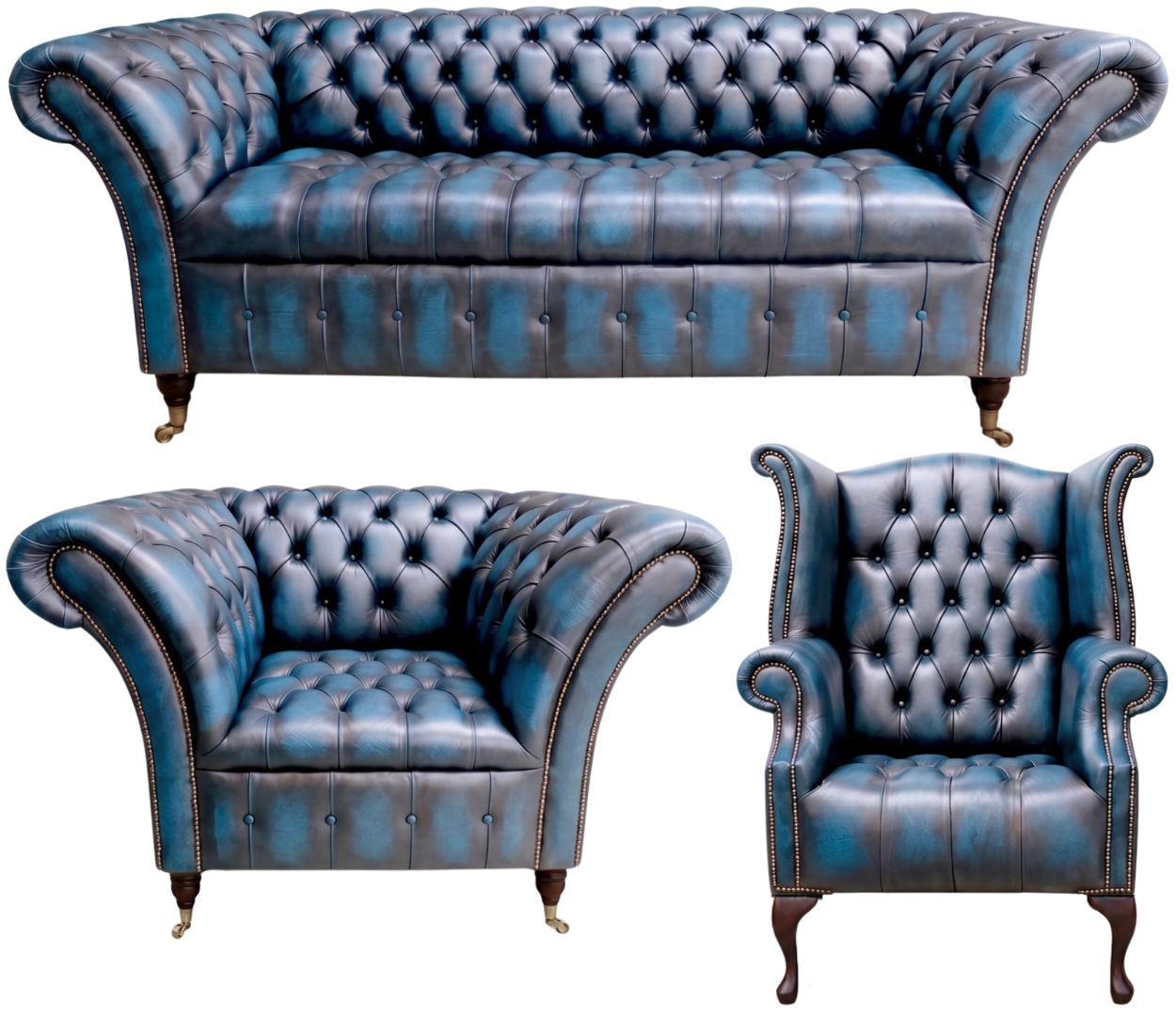 The Buckingham Chesterfield 3 Piece Suite