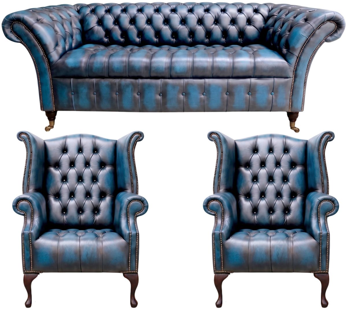 The Buckingham Chesterfield 3 Piece Suite