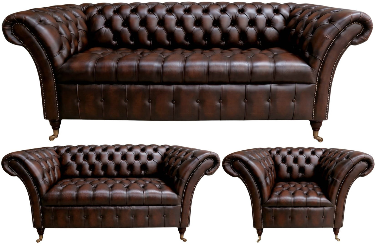 The Buckingham Chesterfield 3 Piece Suite