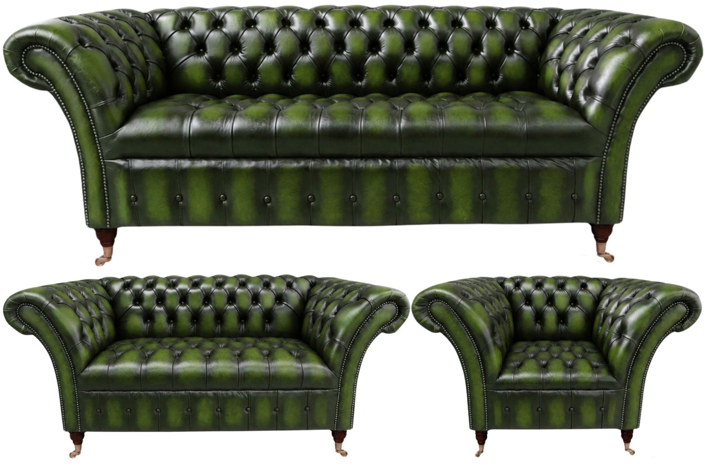 The Buckingham Chesterfield 3 Piece Suite