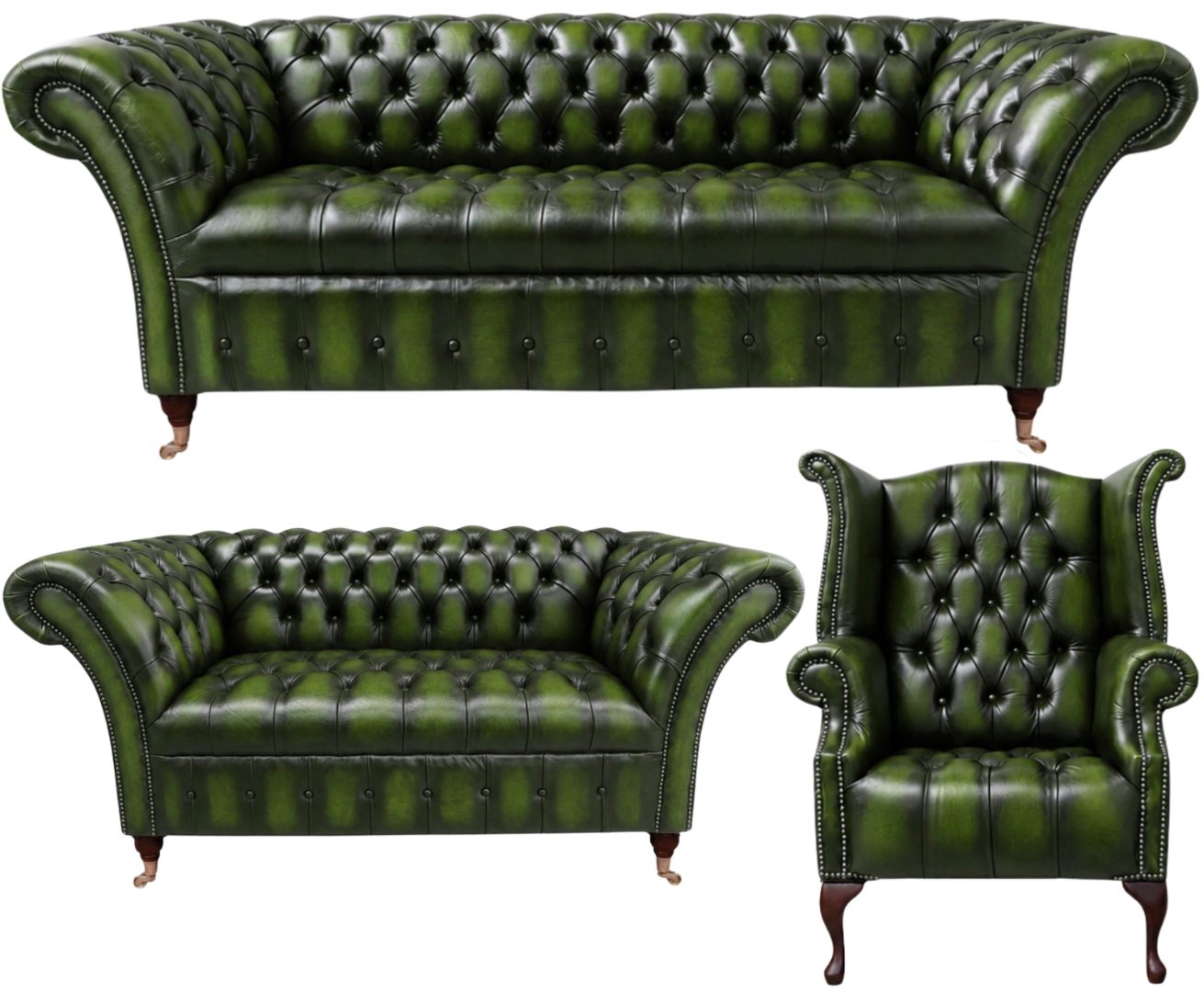 The Buckingham Chesterfield 3 Piece Suite
