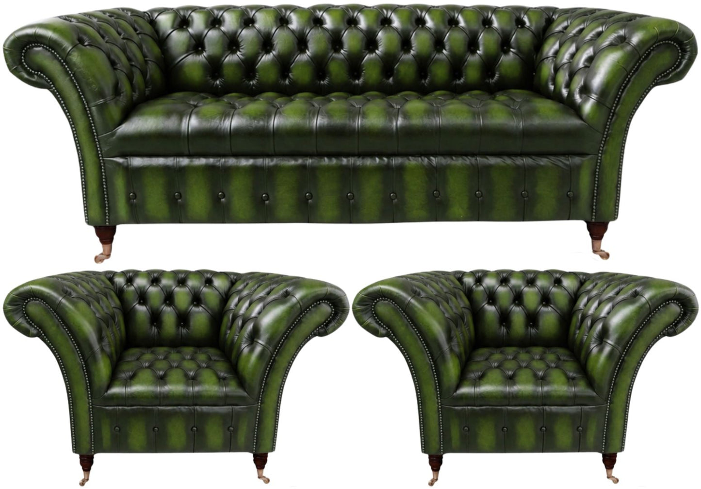 The Buckingham Chesterfield 3 Piece Suite