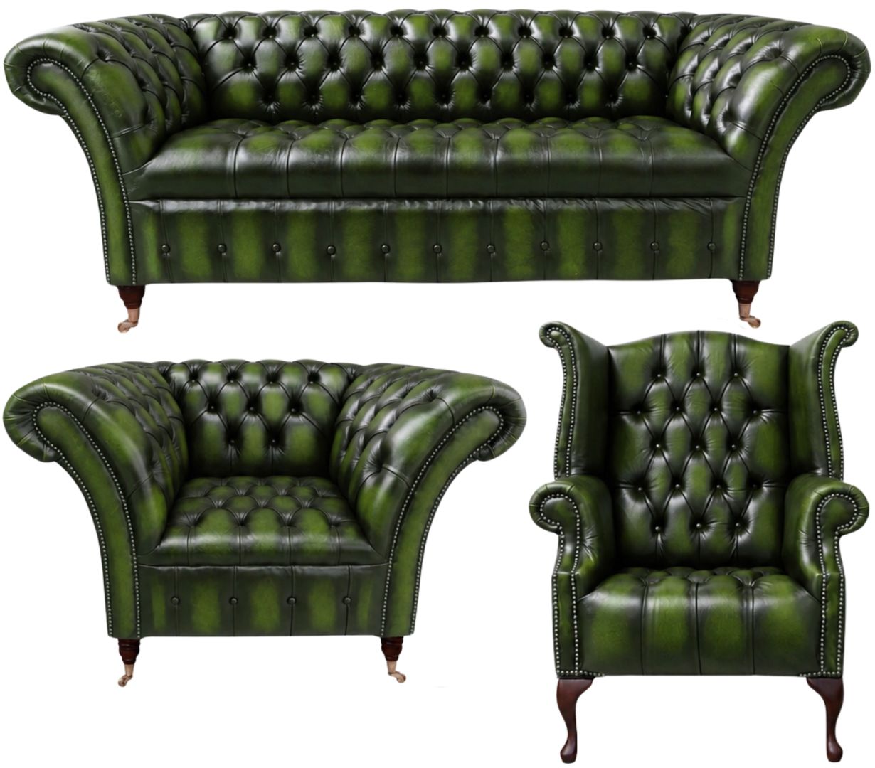 The Buckingham Chesterfield 3 Piece Suite