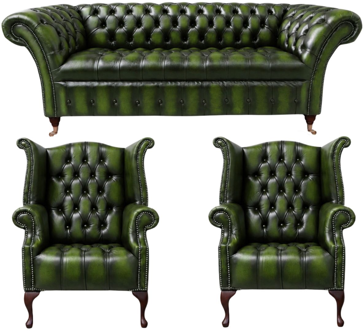 The Buckingham Chesterfield 3 Piece Suite