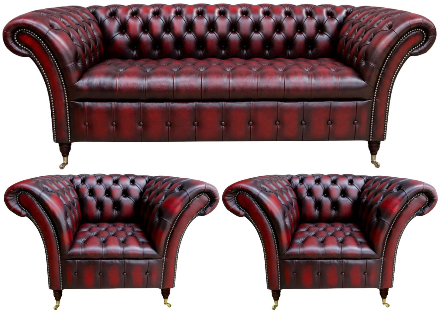 The Buckingham Chesterfield 3 Piece Suite