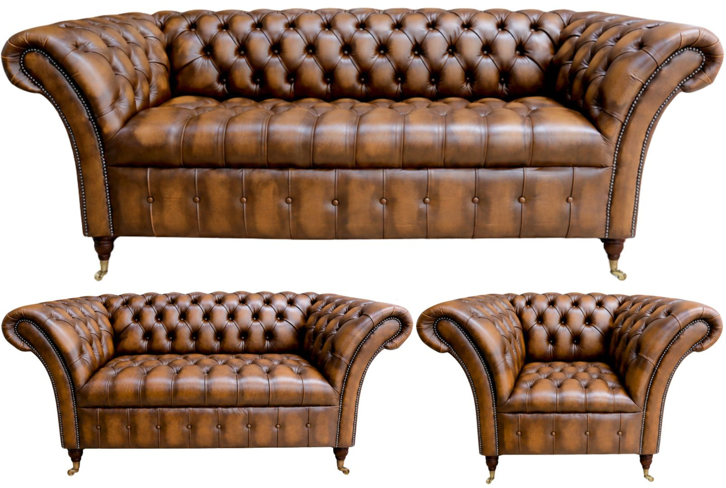 The Buckingham Chesterfield 3 Piece Suite