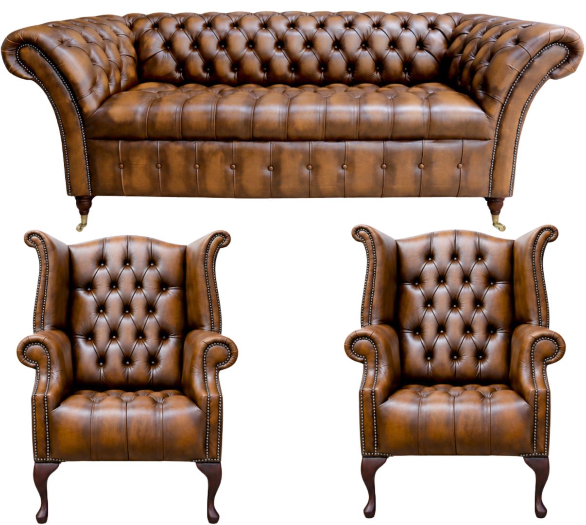 The Buckingham Chesterfield 3 Piece Suite