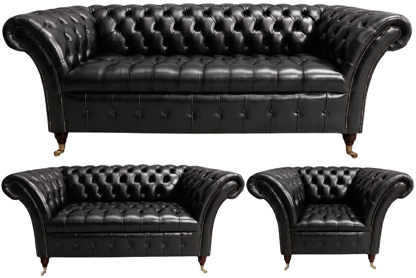 The Buckingham Chesterfield 3 Piece Suite