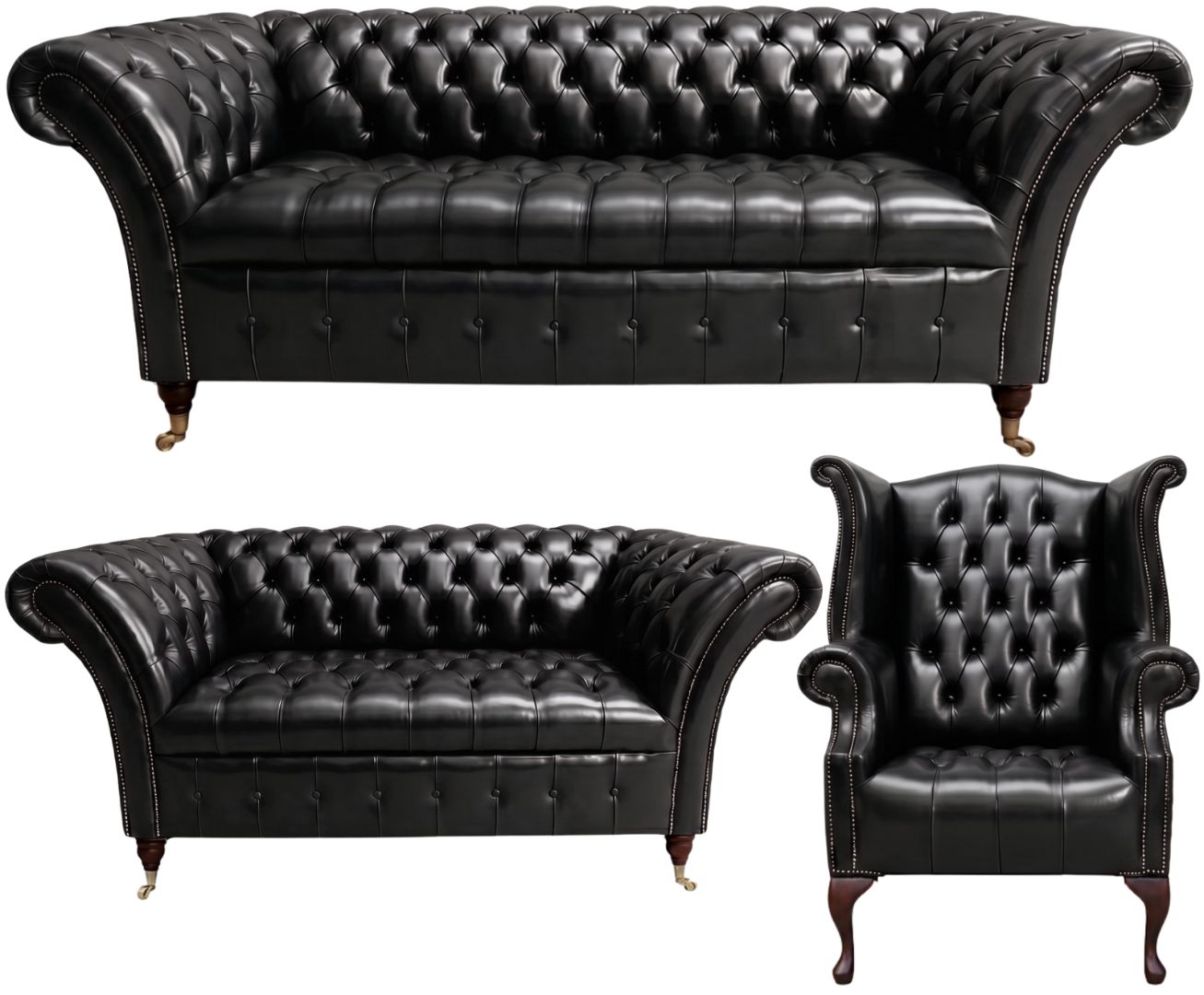 The Buckingham Chesterfield 3 Piece Suite