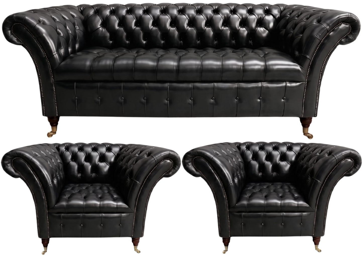 The Buckingham Chesterfield 3 Piece Suite