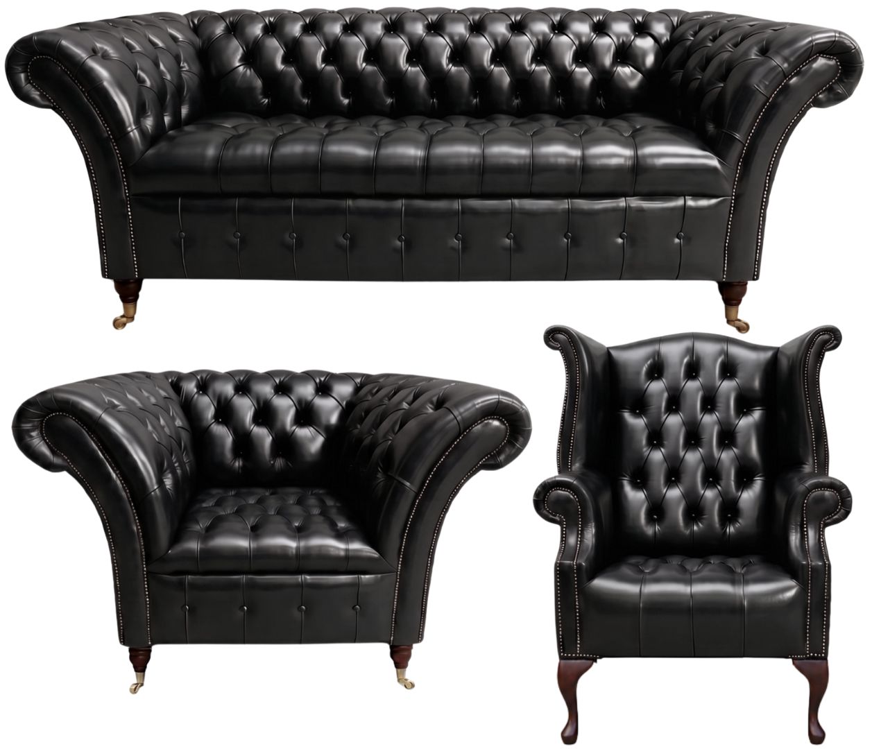 The Buckingham Chesterfield 3 Piece Suite