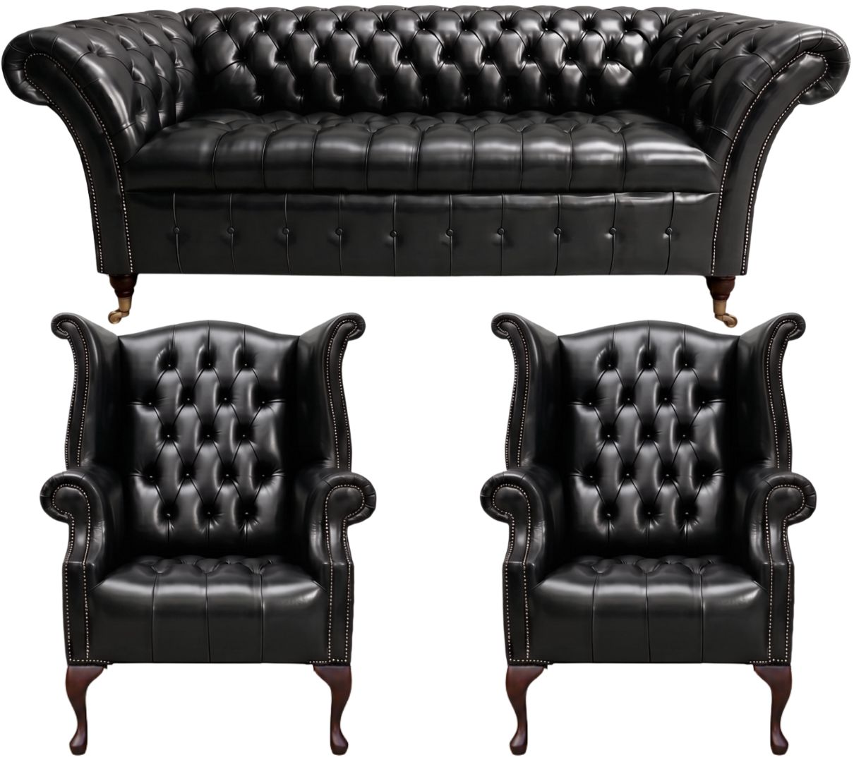 The Buckingham Chesterfield 3 Piece Suite