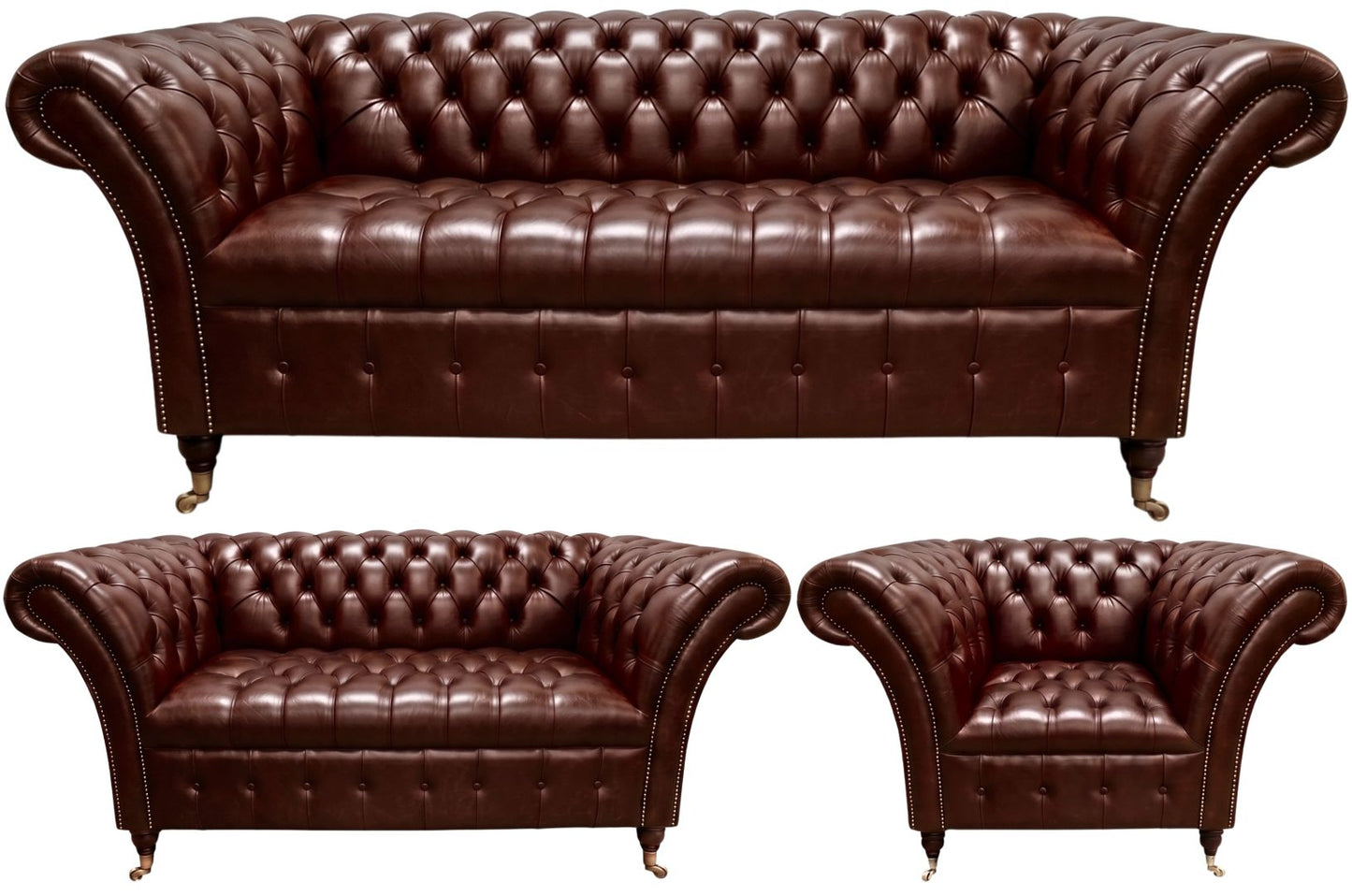 The Buckingham Chesterfield 3 Piece Suite