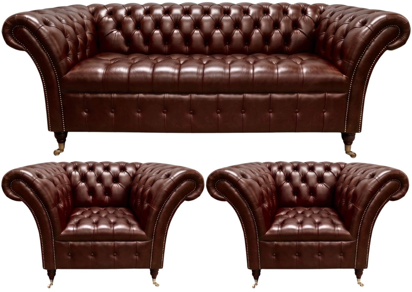 The Buckingham Chesterfield 3 Piece Suite