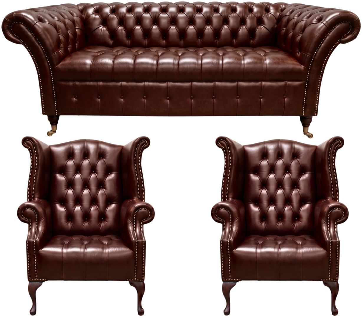The Buckingham Chesterfield 3 Piece Suite