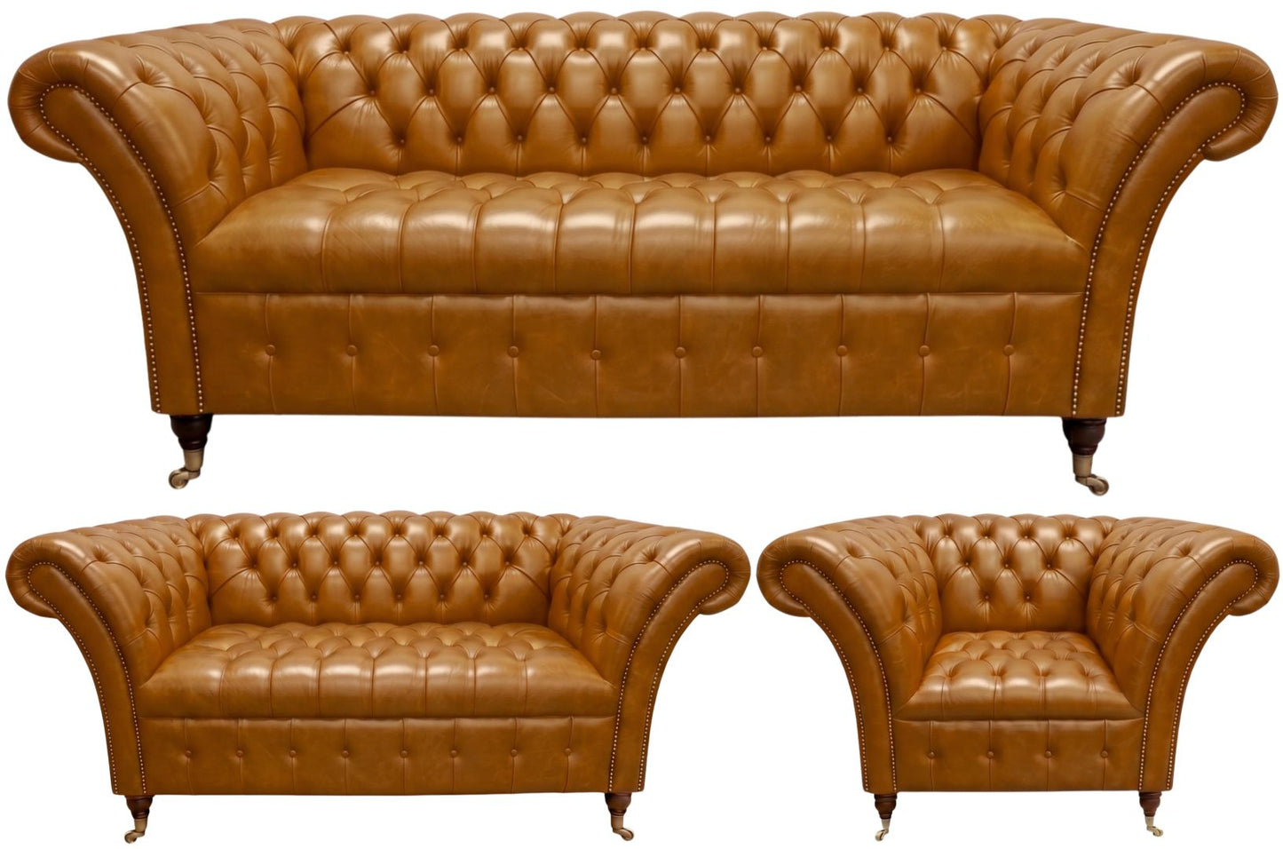 The Buckingham Chesterfield 3 Piece Suite