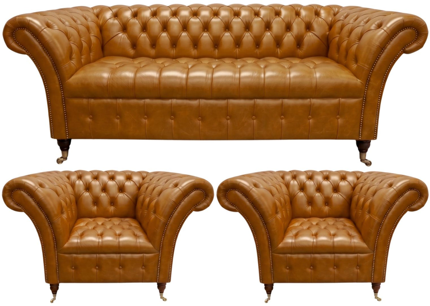 The Buckingham Chesterfield 3 Piece Suite