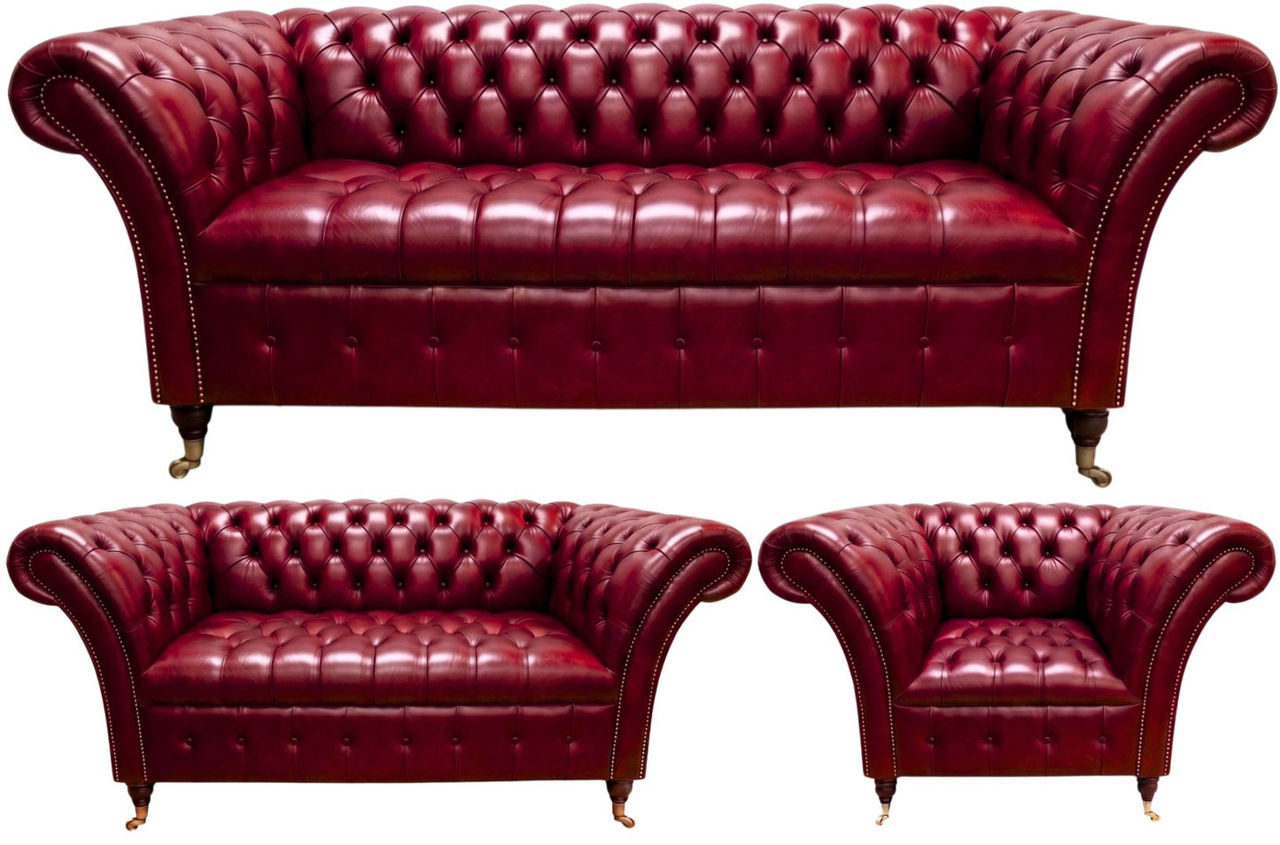 The Buckingham Chesterfield 3 Piece Suite
