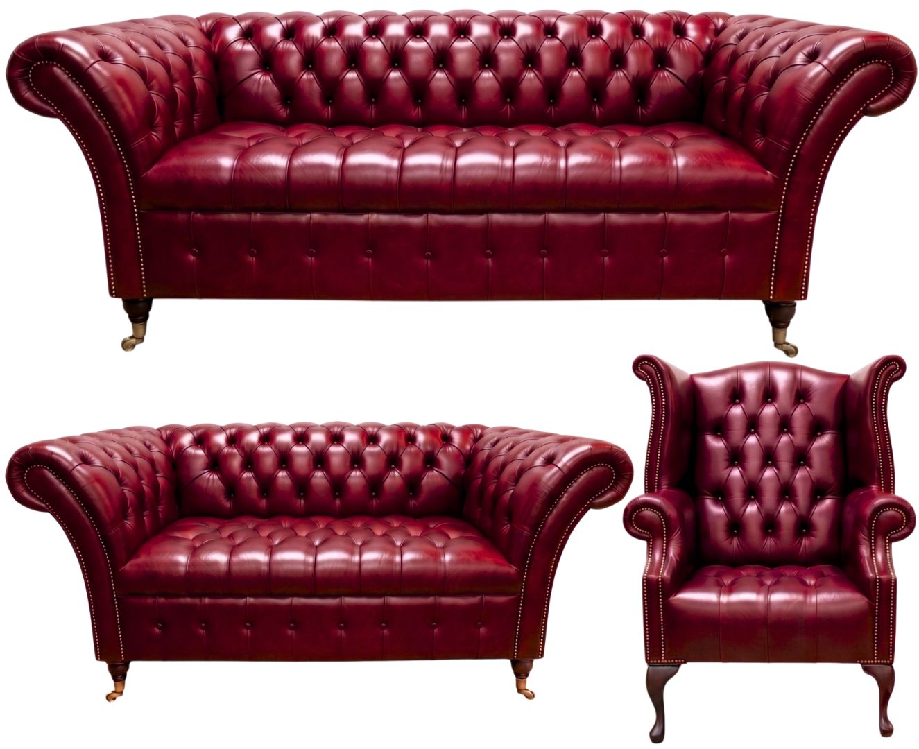 The Buckingham Chesterfield 3 Piece Suite