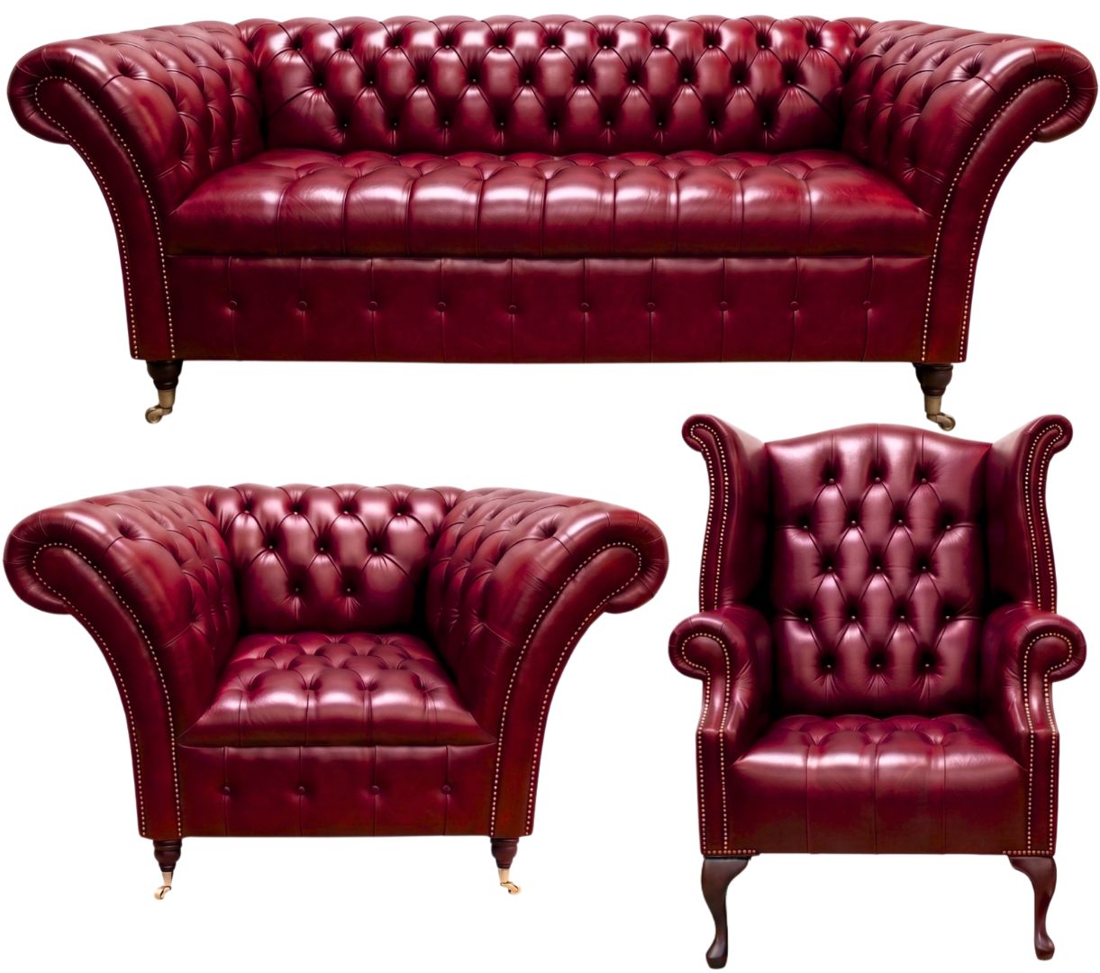 The Buckingham Chesterfield 3 Piece Suite