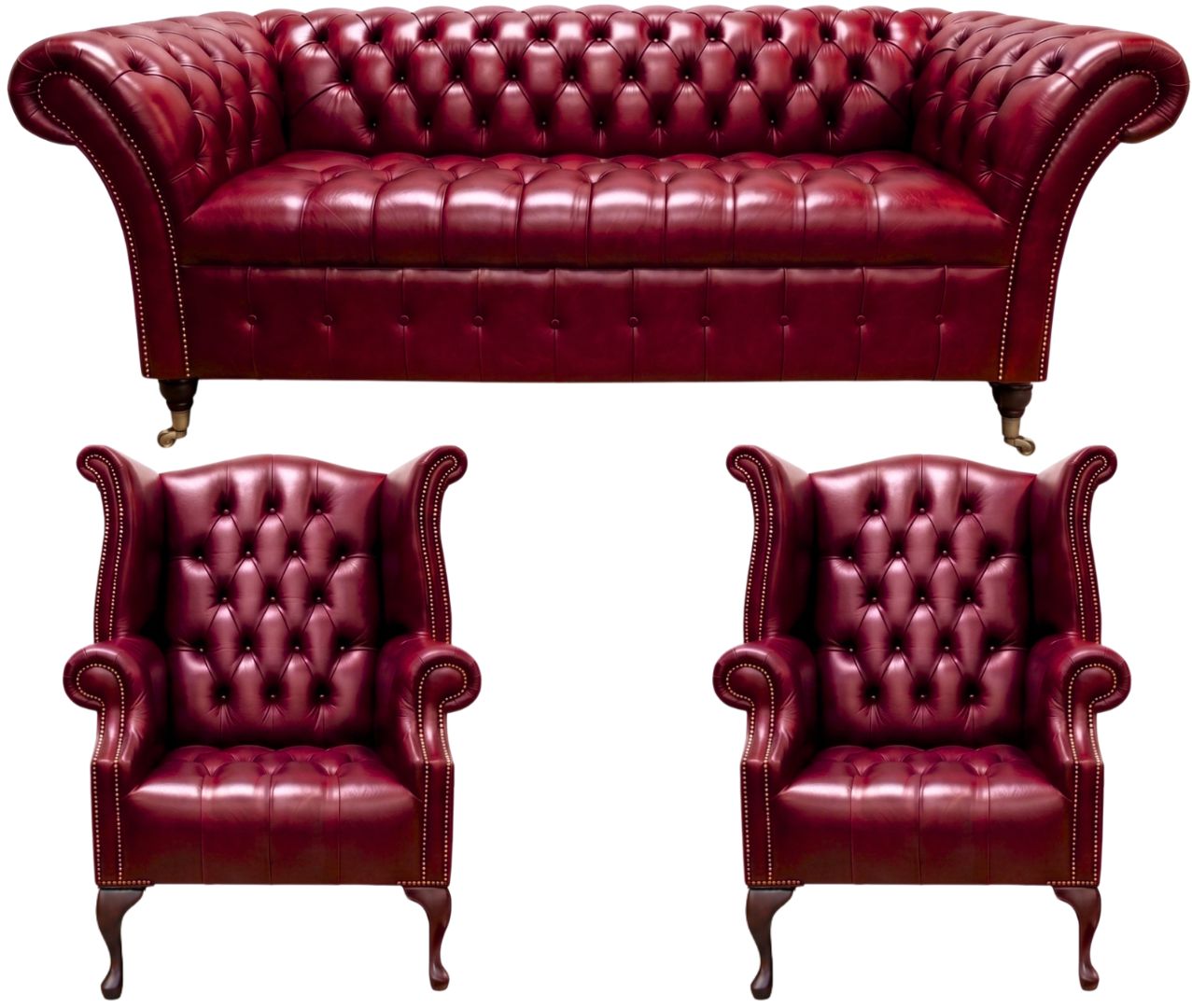 The Buckingham Chesterfield 3 Piece Suite