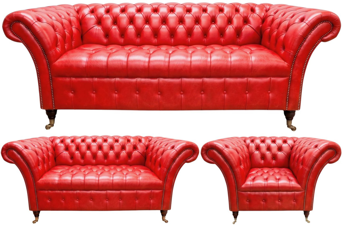 The Buckingham Chesterfield 3 Piece Suite