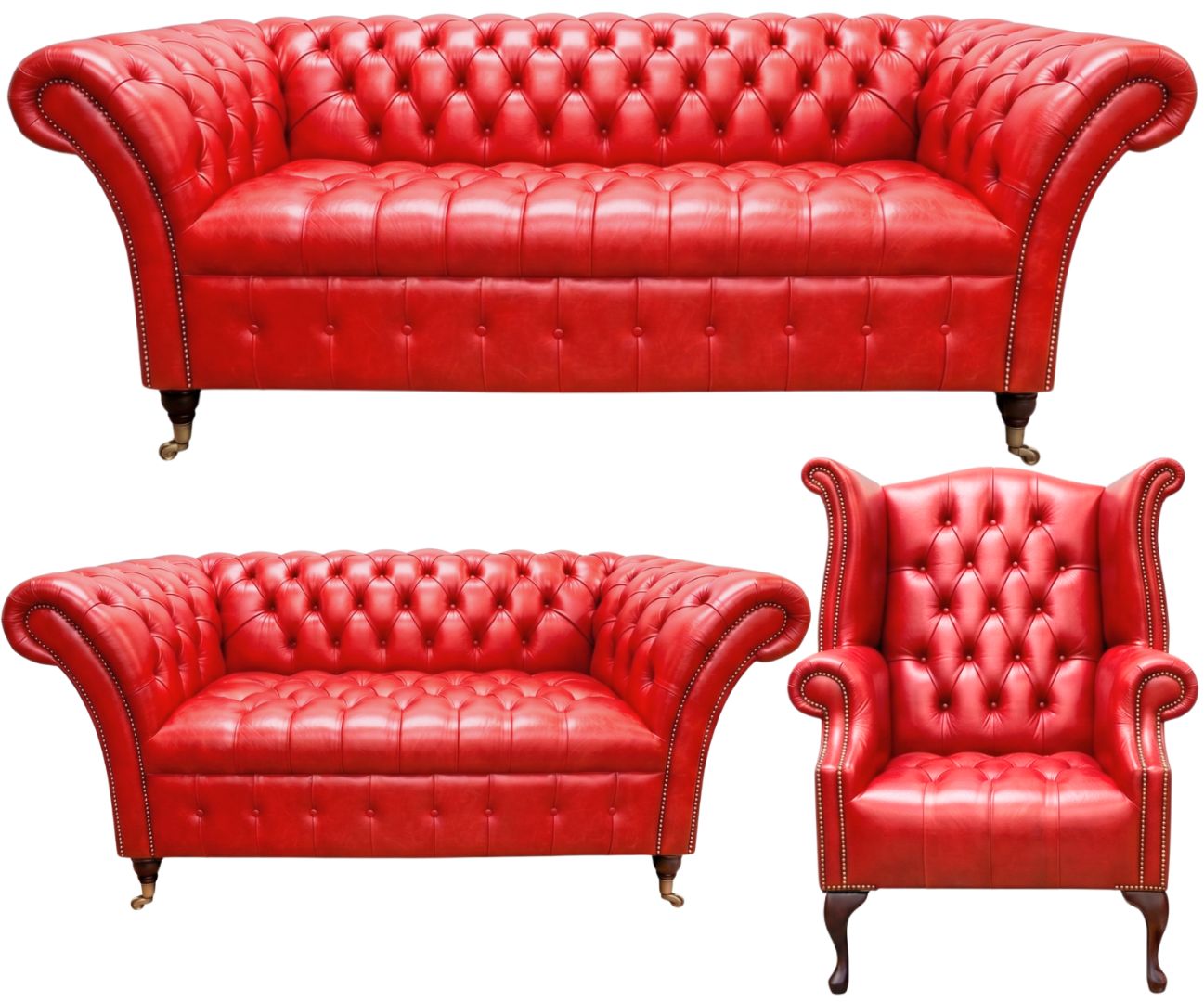 The Buckingham Chesterfield 3 Piece Suite