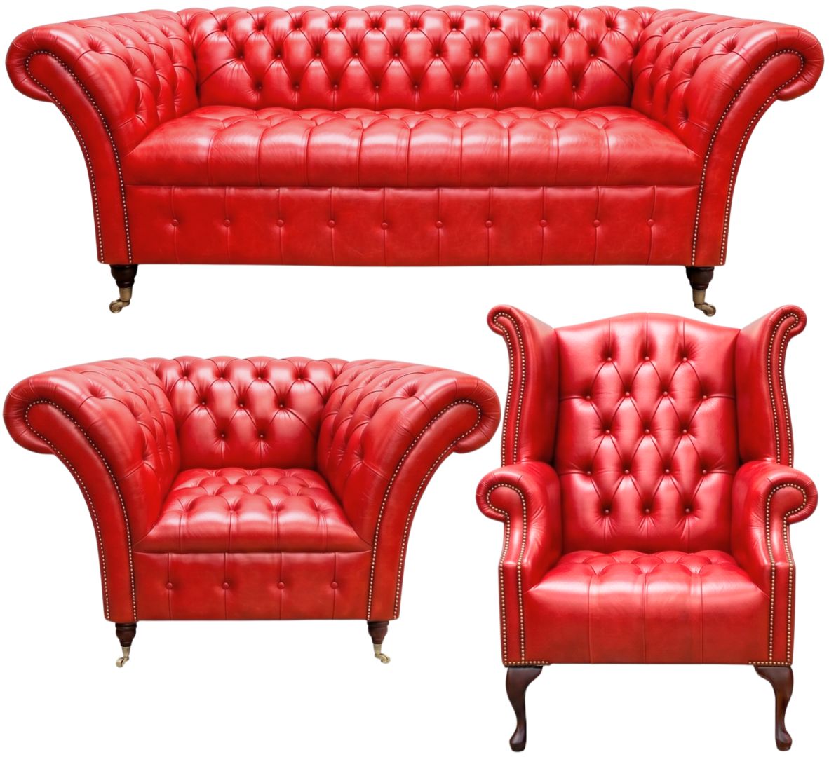 The Buckingham Chesterfield 3 Piece Suite