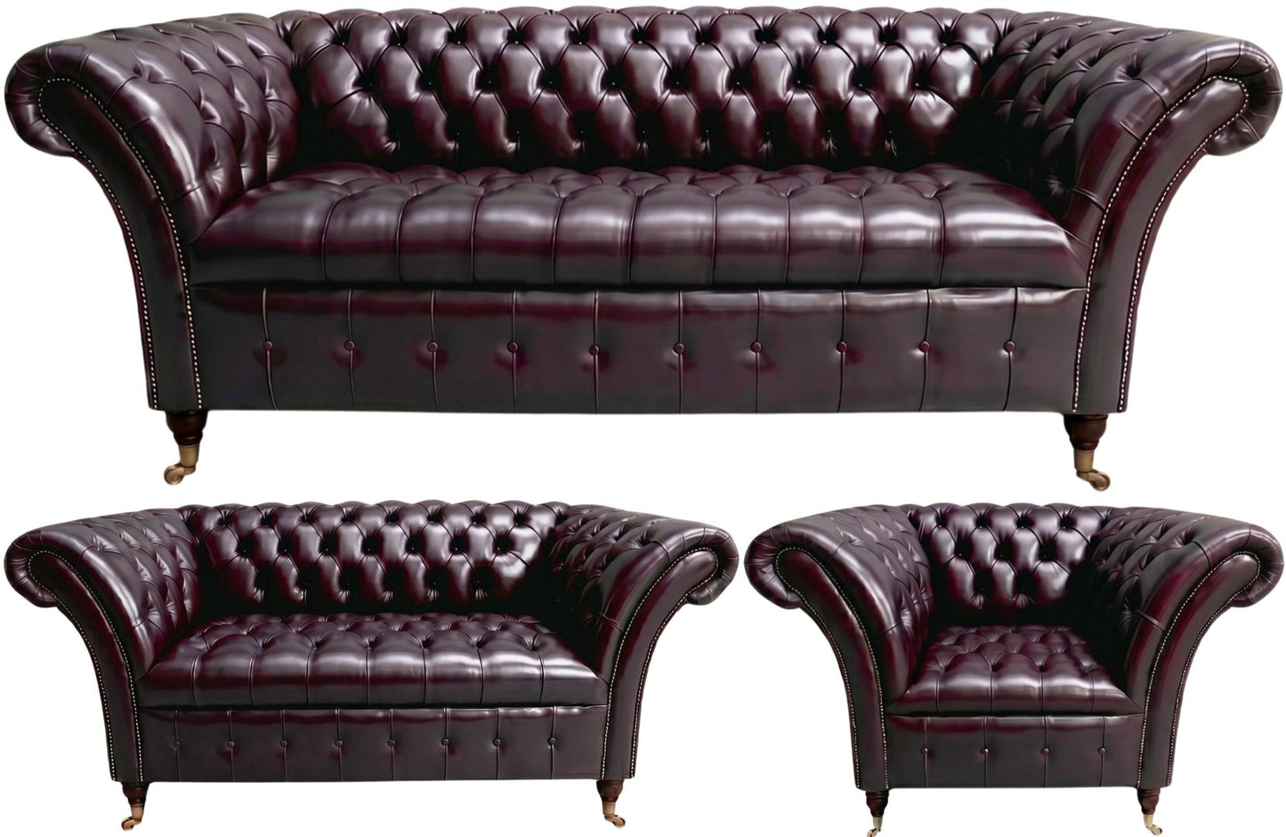The Buckingham Chesterfield 3 Piece Suite
