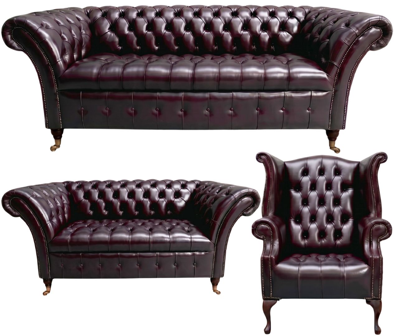 The Buckingham Chesterfield 3 Piece Suite