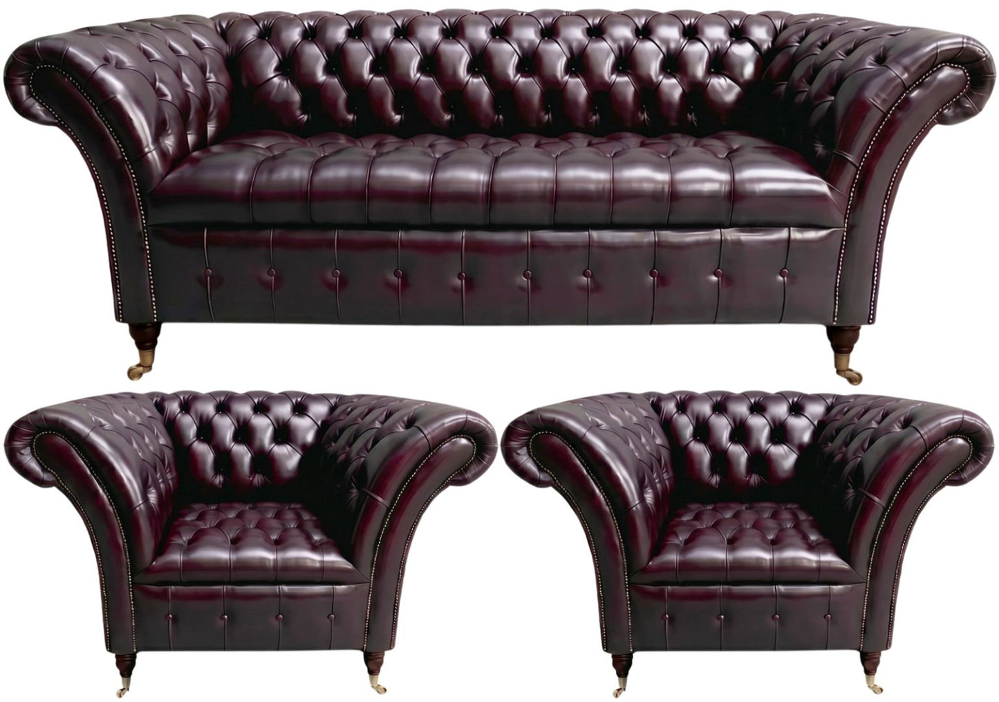 The Buckingham Chesterfield 3 Piece Suite