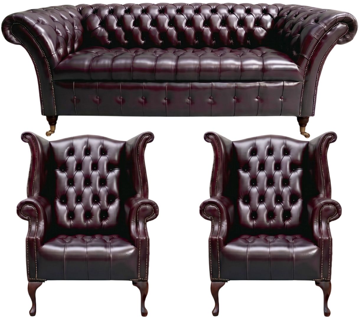 The Buckingham Chesterfield 3 Piece Suite