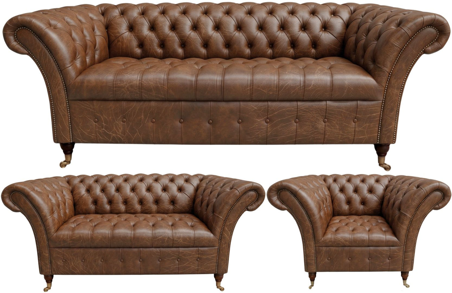 The Buckingham Chesterfield 3 Piece Suite