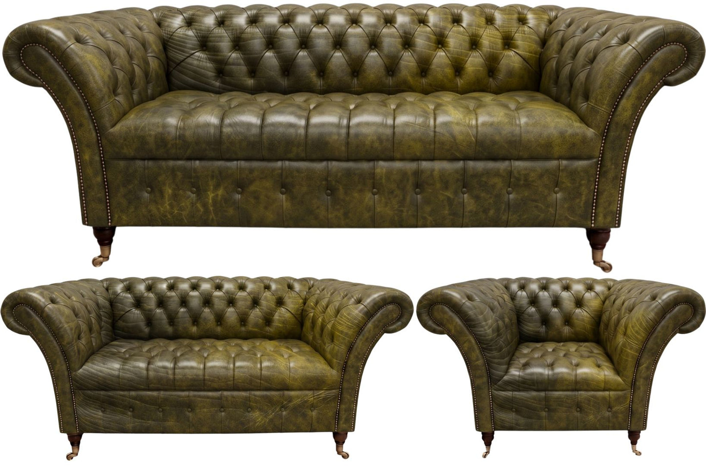 The Buckingham Chesterfield 3 Piece Suite
