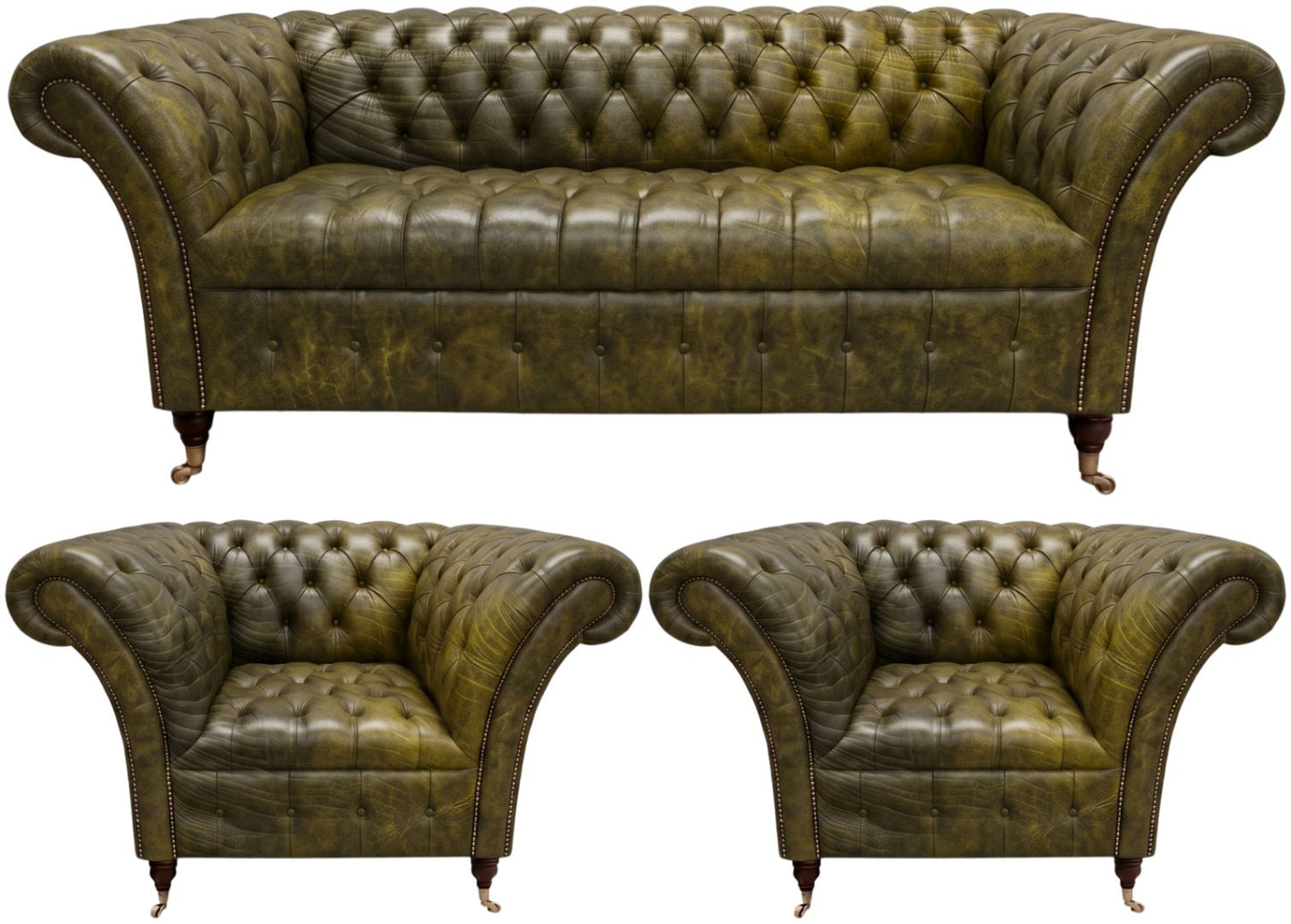 The Buckingham Chesterfield 3 Piece Suite