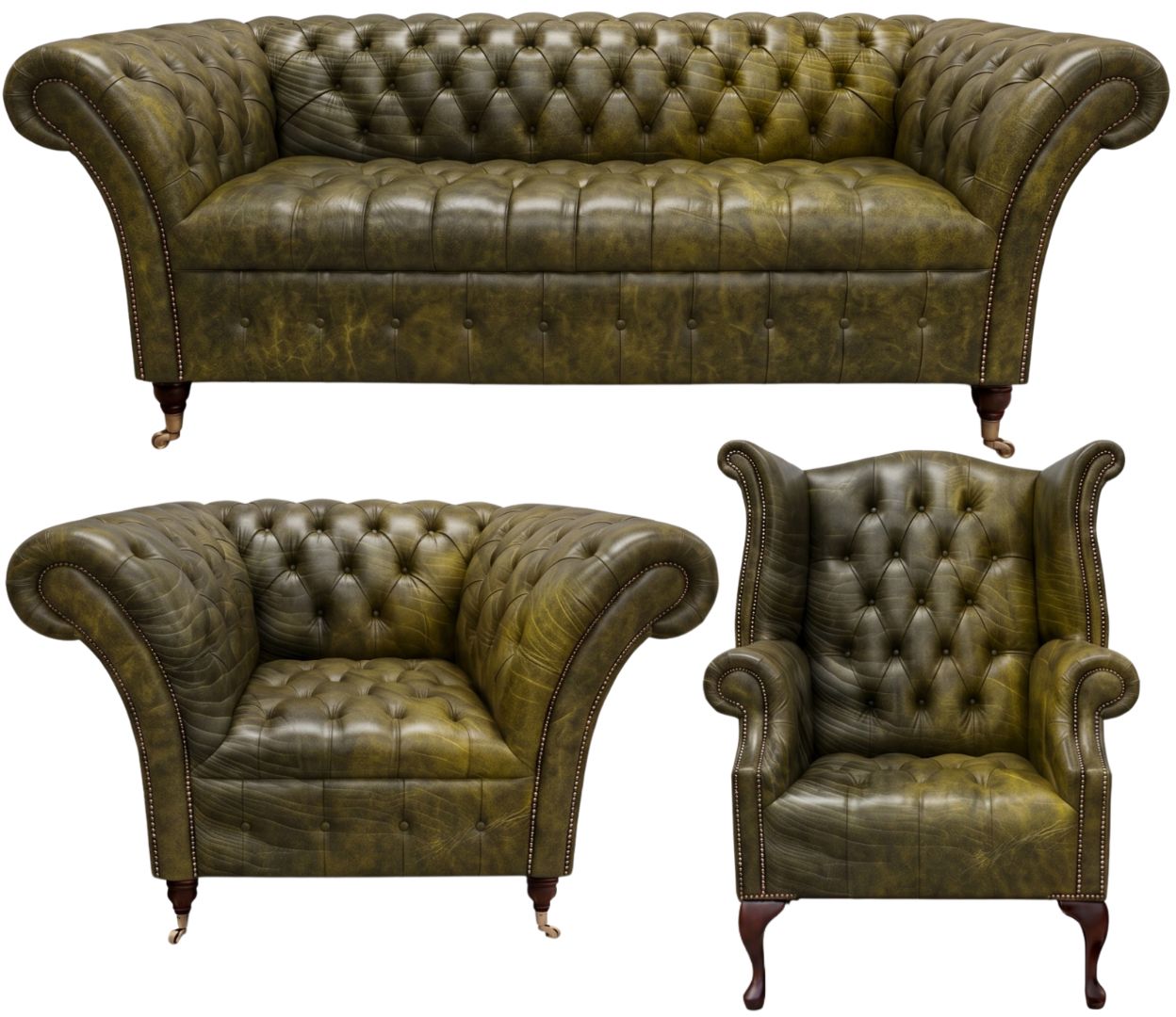 The Buckingham Chesterfield 3 Piece Suite