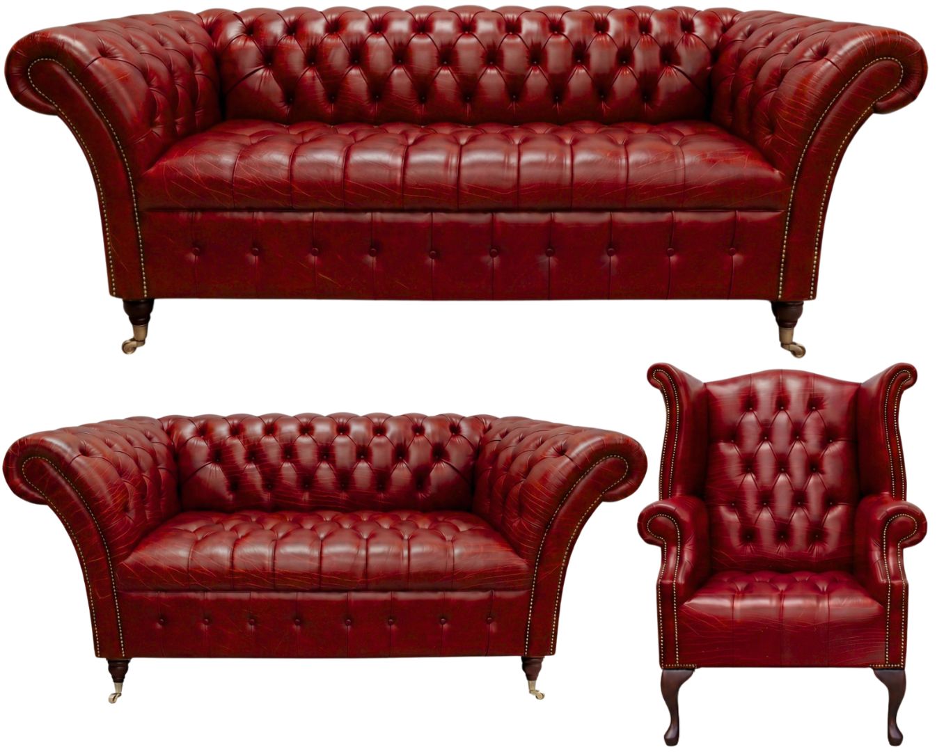The Buckingham Chesterfield 3 Piece Suite