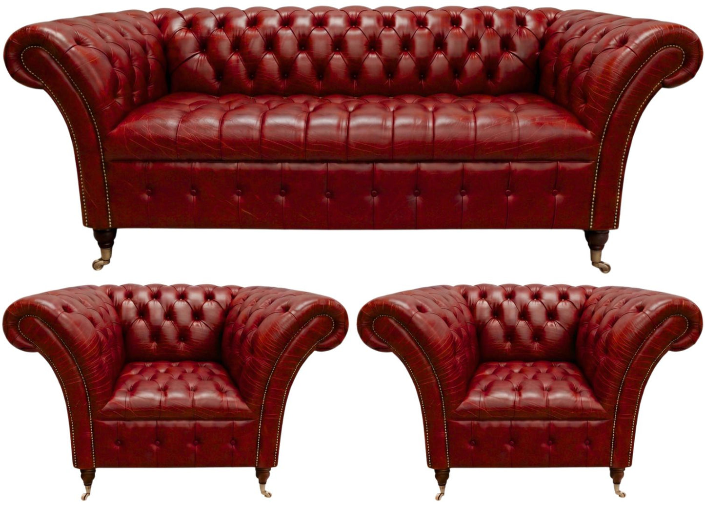 The Buckingham Chesterfield 3 Piece Suite