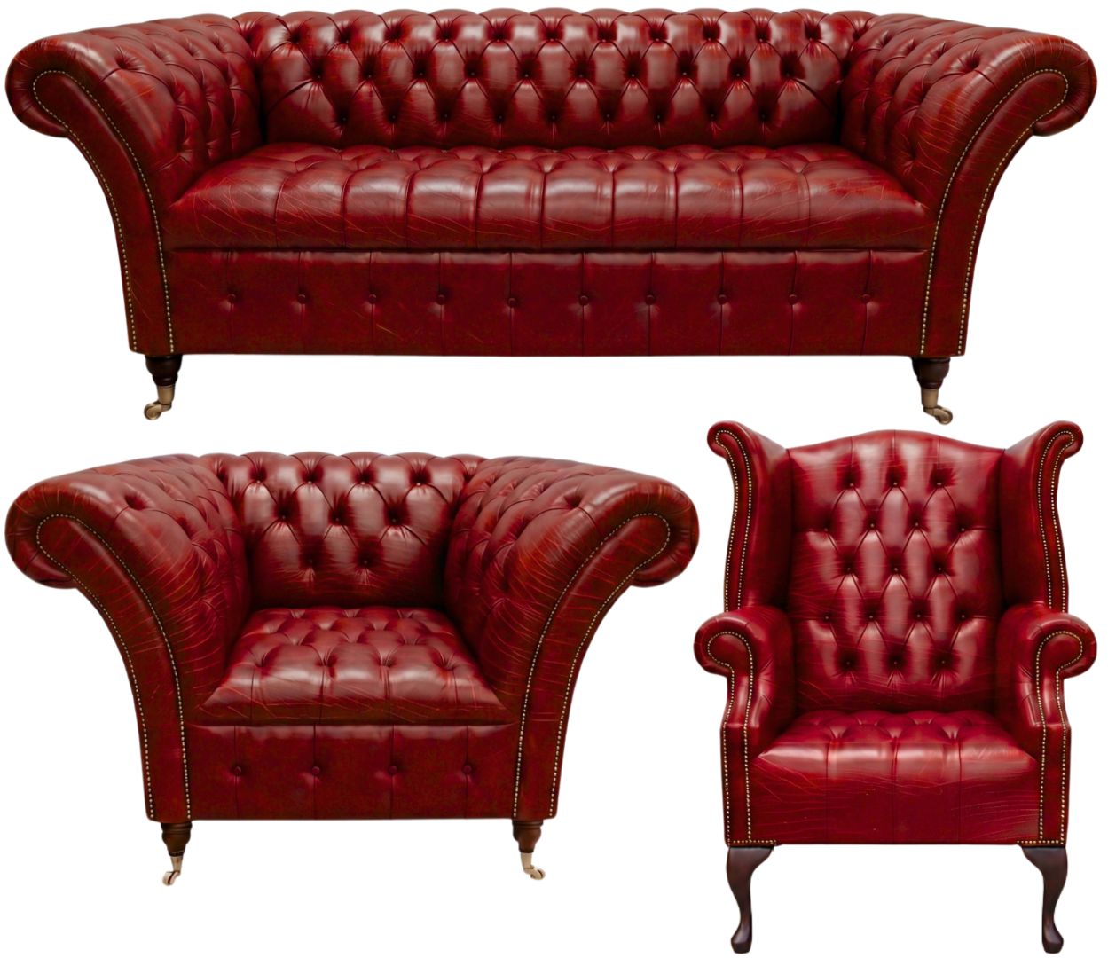 The Buckingham Chesterfield 3 Piece Suite