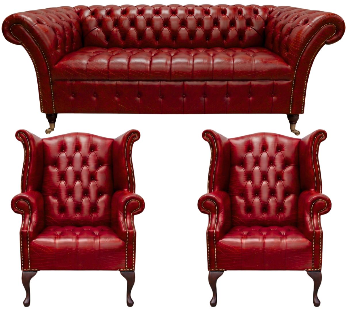 The Buckingham Chesterfield 3 Piece Suite