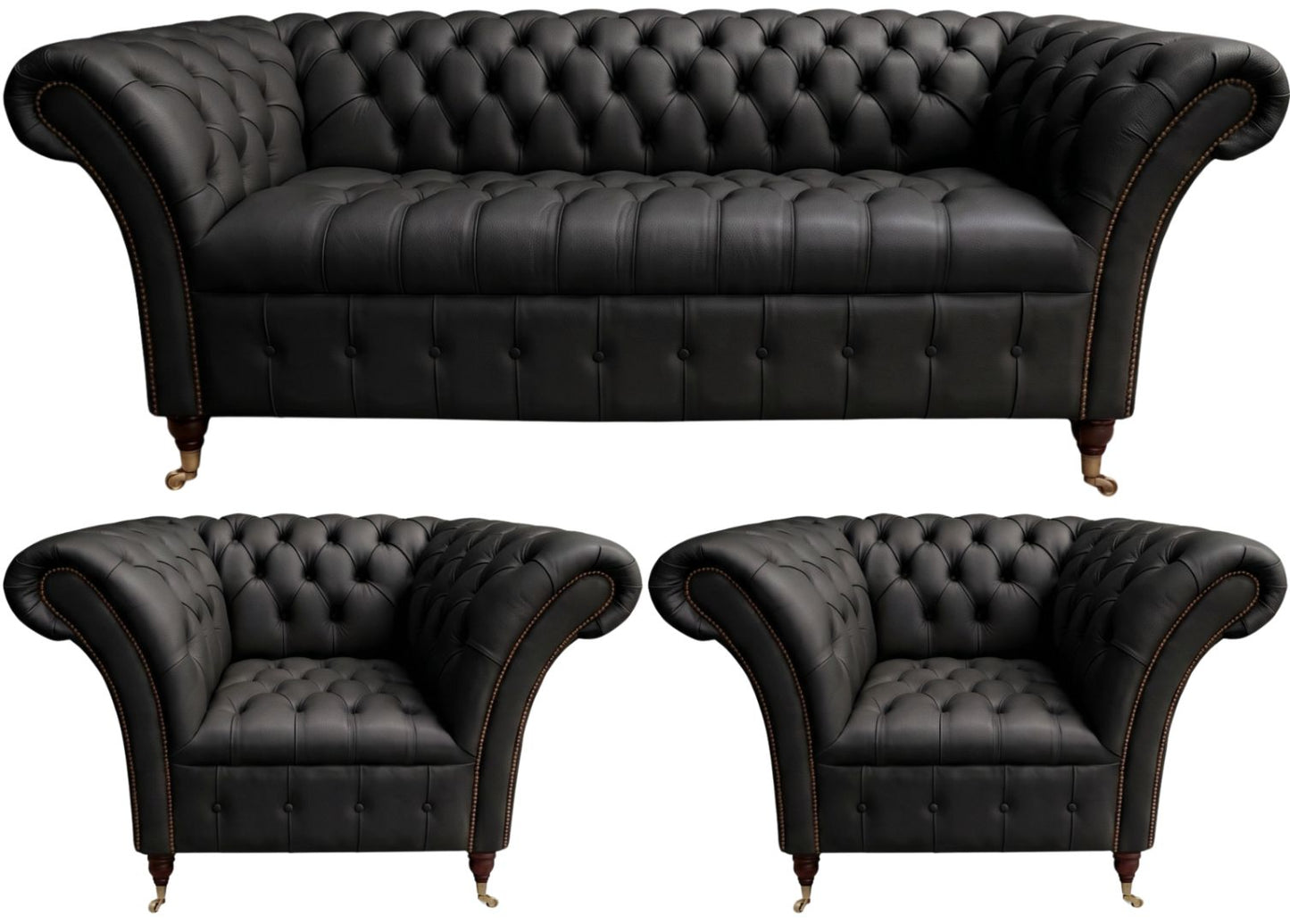 The Buckingham Chesterfield 3 Piece Suite