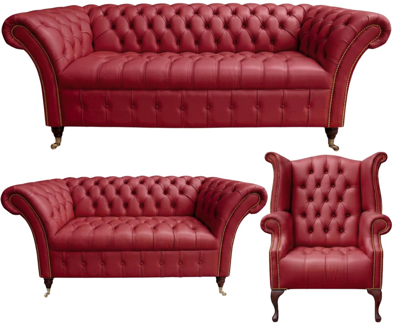 The Buckingham Chesterfield 3 Piece Suite