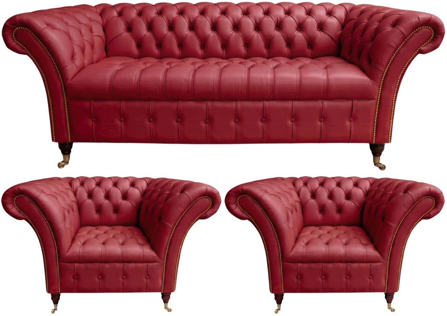 The Buckingham Chesterfield 3 Piece Suite