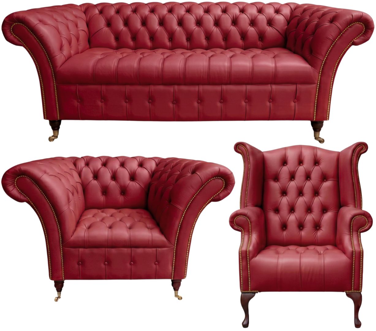 The Buckingham Chesterfield 3 Piece Suite