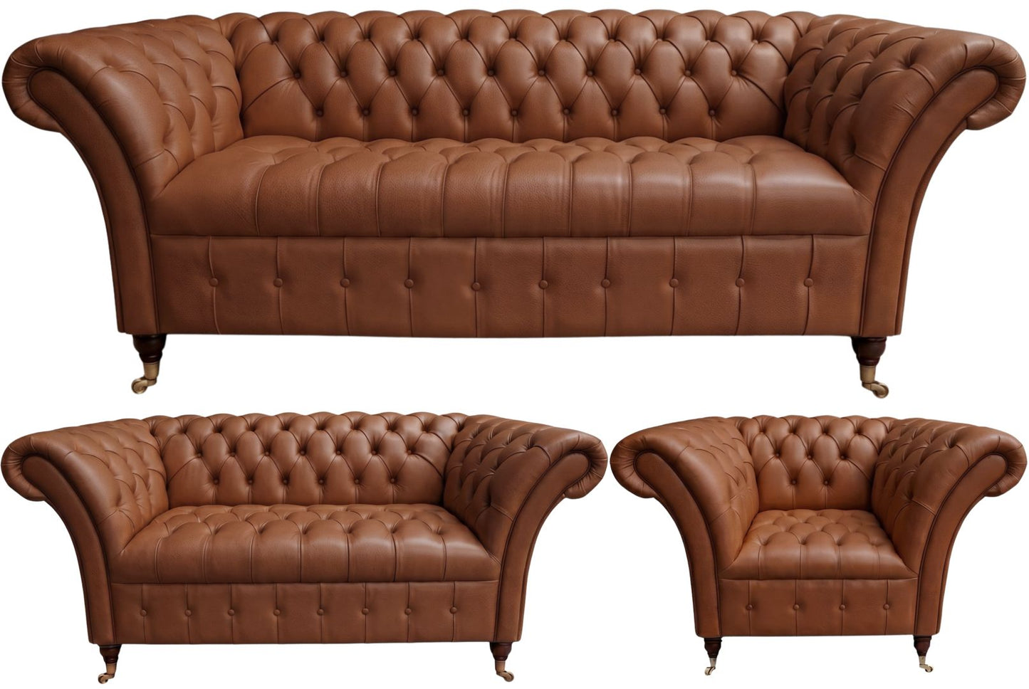 The Buckingham Chesterfield 3 Piece Suite
